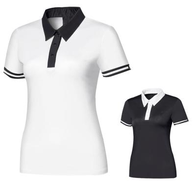 China Golf Polo Shirt 2021Summer outdoor QUICK DRY breathable sweat wicking quick dry T-shirt women's golf casual wear for sale