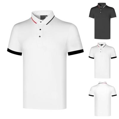 China 2021 QUICK DRY golf men's outdoor sports clothing short sleeve golf apparel casual top T-shirt polo shirt for sale