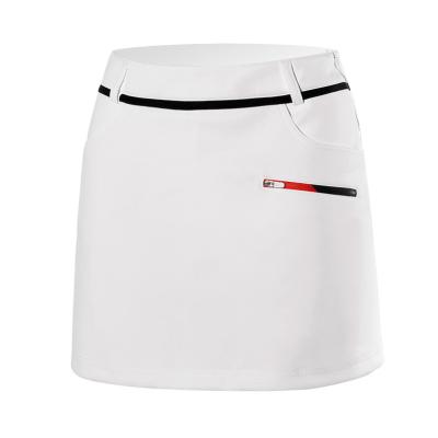 China Plus Size OEM Classic Sporty Lady Pleated Skirt Golf Clothing Women Multi Color With Zipper Pocket for sale