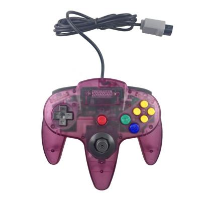 China Retro VIBRATION MOTOR Game Controller 64 Gamepad for N64 Wired Joystick Controller consola de juegos for Nintendo 64 for sale