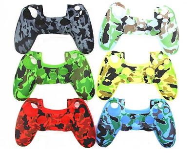 China Durable Game Camouflage Silicone OEM Controller Protective Shell For PS4 Other Game Accessories for sale