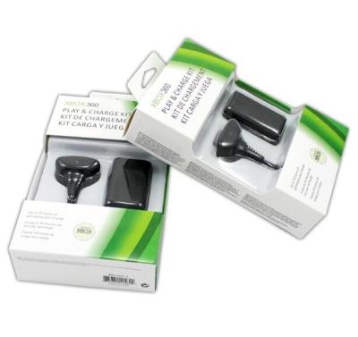 China High Quality Charging Kit For Xbox 360 Rechargeable Battery 4800mAh Battery Pack Charger Black And White 4800mAh Cable for sale