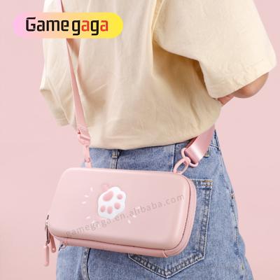 China Cute Cat Claw Storage Bag Travel Waterproof Game Accessories Carry Case Cover Hard Bag for Nintendo Switch Lite for sale