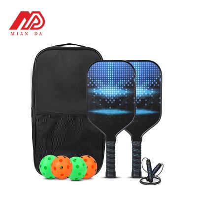 China Durable USAPA MD-PK22 Graphite Pickleball Paddle set  Carbon fiber thermoformed pickleball paddle for sale