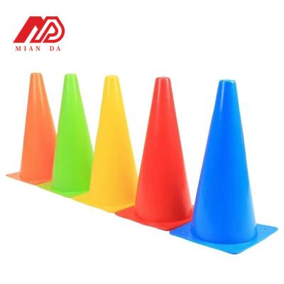 China Eco-friendly Specialized production 23 cm in height Agility cones PE material marker cones for soccer training for sale