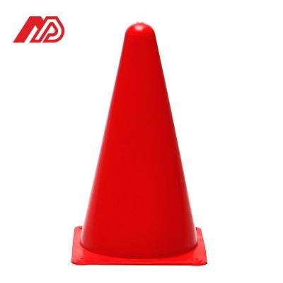 China Eco-friendly Tactful hand feeling 9 inch height Agility cones PE material soccer cones for football training for sale