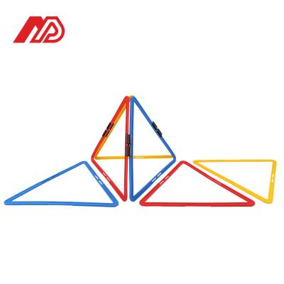 China Durable Hot sale multifunctional triangle agility rings 48cm side length speed training Agility ring for sale