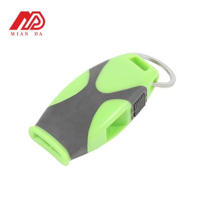 China Outdoor Equipment Multifunctional Whistle Excellent design plastic whistle  for Ball game Survival hiking Sports fox Referee Whistle for sale