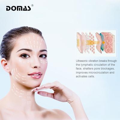 China Hot And Cold Radio Frequency Shrinking DOMAS Pore Tightening RF Beauty Instrument Device Face Lifting Cooling Massager for sale