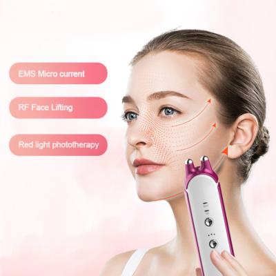 China Portable Galvanic Microcurrent Face Lift Wrinkle Removal RF Facial Care for sale