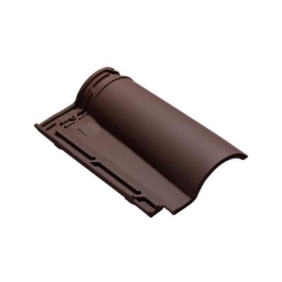 China Hotel Matt / Exterior Clay Glazed Roman Roof Tiles For Malaysia for sale