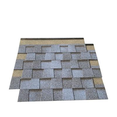 China Double Layer Modern Roof Color Fiberglass Moisture Proof Cast Iron Asphalt Roofing Shingles On Sale For Villa for sale