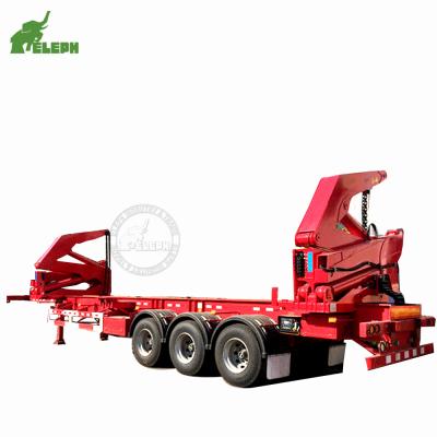 China American /Germany 13-20Tons Container Side Lifter Loader Semi Trailer For 40ft Container Transport for sale