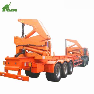 China American /Germany 13-20Tons 40feet Self Loading Container Side Push Container Semi Trailer for sale