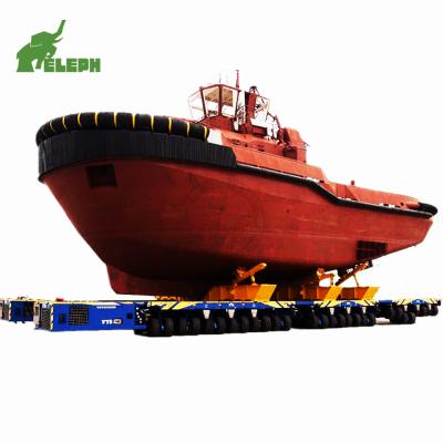 China Hydraulic Self Propelled American /Germany 13-20Tons Trailer 600 Tonnages Heavy Equipment Haulers Modular Trailer for sale