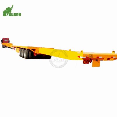 China American /Germany 13-20Tons Lowbed Trailer Expandable Wind Blade Transport Lowbed Truck Trailer for sale