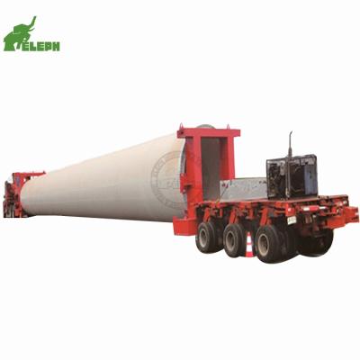 China American /Germany 13-20Tons Hydraulic Dolly Towing Oversize Pipe/Bridge Transport Beam Trailer For Kazakhstan for sale