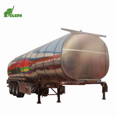 China 13Tons Eleph 36000L 40000L 50000L fuel tank trailer fuel tanker aluminum fuel tank semi trailer for sale