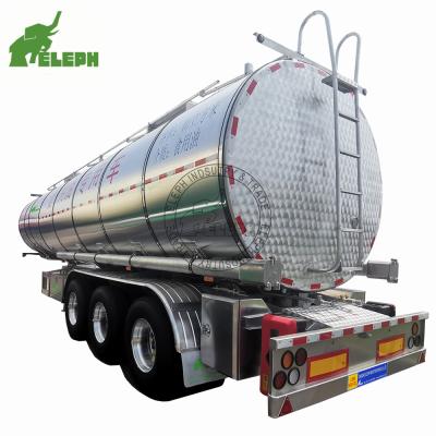 China American /Germany 13-20Tons Fuel Tanker Trailer 3 Axle Fuel Tank Trailer 45000 Liters Aluminum Tank Trailer Fuel Storage for sale