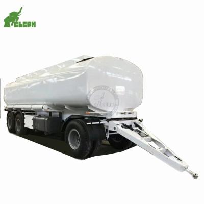 China American /Germany 13-20Tons 2 3 4 Axles Towing Drawbar Tank Storage Transport Fuel Tanker Trailer for sale