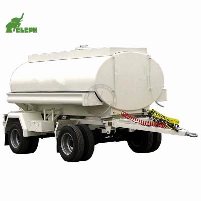 China American /Germany 13-20Tons 2 3 4 Axles Towing Drawbar Tank Storage Transport Water Tank Trailer For Tractor for sale