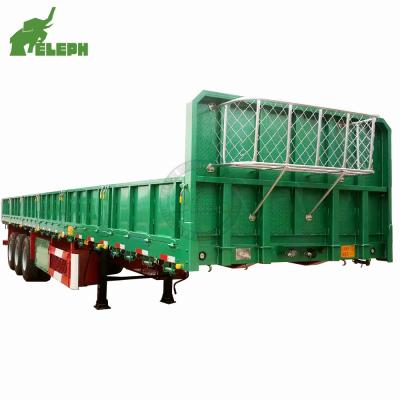 China American /Germany 13-20Tons 40 Ft Close Semi Trailer For Sale 40 Ft Side Wall Semi Trailer for sale