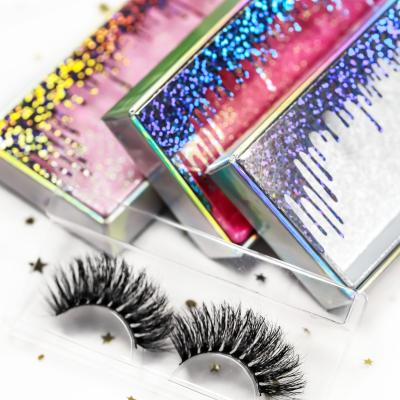 China Wholesale St Private Label Thick FANCY 3d Eyelashes 3d Mink 25mm Strip False Eyelashes With Own Brand Box Customized Packing for sale