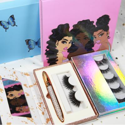 China Wholesale 5d Thick Custom Box Bottom Full Box Lashes Strip Mink Lashes No Cruelty Mink Lashes Sellers 3d 25mm Mink Lashes for sale