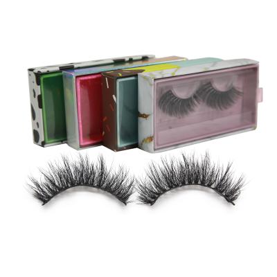 China Thick wholesale false lashes packaging box private label 3d 5d 25mm false mink eyelash custom seller for sale