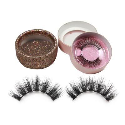 China Cheap FANCY St thick vegan faux mink eyelashes private label box with fluffy high end 3d faux mink eyelashes 25mm for sale