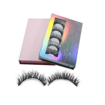 China Thick FANCY Private Label Wholesale Custom Box St Vegan 5D Lash Faux Mink Silk Curler Handmade Silk Eyelash for sale