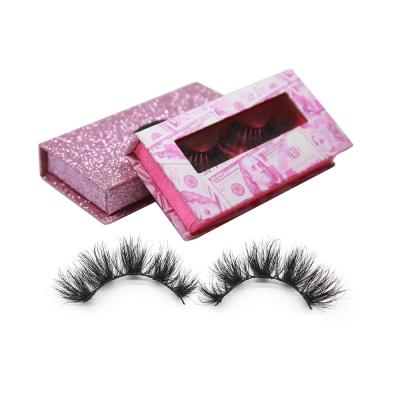 China Private label 3d st faux mink eyelashes lashbox silk custom wholesale FANCY thick false eyelashes packaging for sale