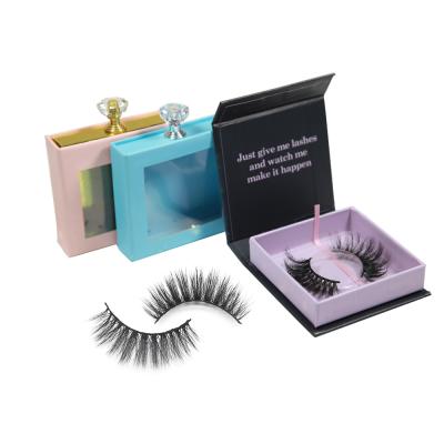 China 25-30 Full Mink Fur Wholesale Reusable Private Label 100% Mink Lashes 25mm Lashes With Custom Box for sale