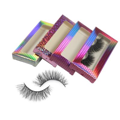 China 25-30 Times Reusable Wholesale Hand Made Full Strip Lashes Fluffy 3d Mink Eyelashes Vendor Luxury Customize Eyelash Box for sale