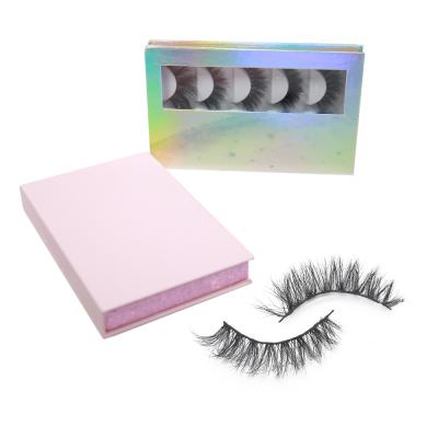 China 25-30 Times Custom Packaging False Mink Silk Lashes Vendor Private Label Vegan False Eyelash Manufacturers Reusable for sale