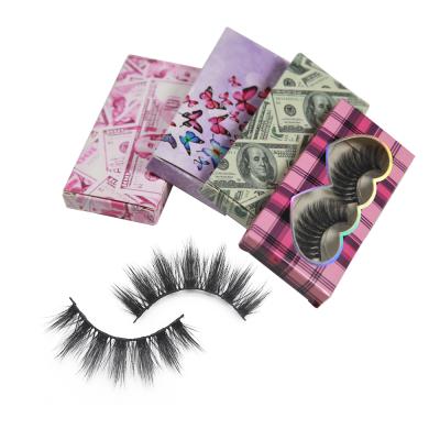 China 25-30 Times Reusable Full Strip Lashes Bulk 3d 5d Wholesaler Customized Boxes 25mm 100% Faux Fur Lashes for sale