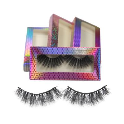 China 25-30 Hot Selling Siberian Dramatic Real Fur False 3D Mink Eyelashes Reusable Times 25mm False Lashes With Custom Box for sale