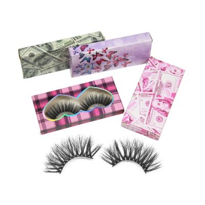 China 25-30 Times Reusable Long 5d False Eyelashes Hot Sale Lashes Wholesale False Mink Lashes 25mm Mink Eyelash Full Strip Silk 3d 25mm for sale