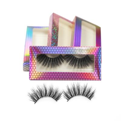 China 25-30 Times 25mm Reusable Faux Mink Eyelashes Vendor, Wholesale Custom Fur Eyelash Mark Private And Natural Lashes for sale