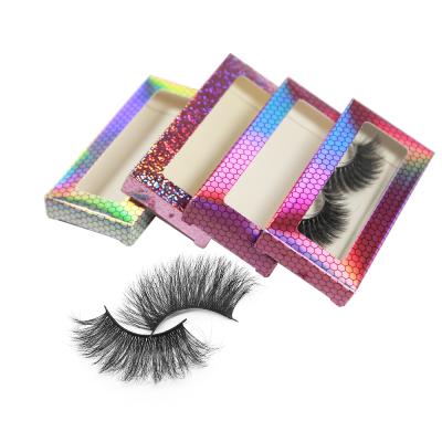 China 25-30 Times Reusable Fluffy Handmade Eyelashes 3d Mink Lashes Luxury Private Label 5D Mink Eyelash False Eyelashes for sale