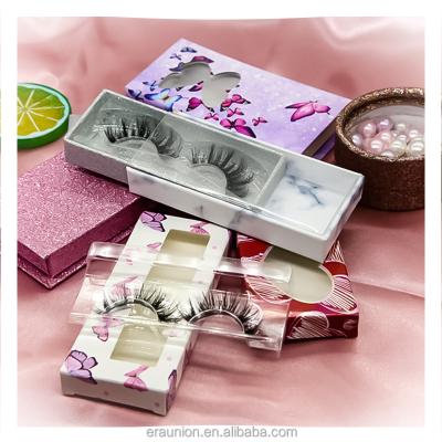 China 100% Real Natural Realistic 3d Wholesale Mink Full Strip Lashes Fluffy Custom Eyelash for sale