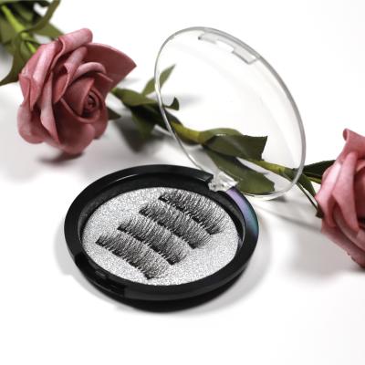 China Newest FANTASY Long Natural Styles Magnetic Eyelashes Private Label Private Label Packaging and Wholesale Magnetic 3d Eyelashes for sale