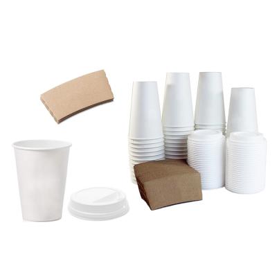 China Biodegradable Customized Paper Glass Logo Compostable Coffee Cups 8oz 12oz 16oz 22oz Printing For Hot Drink for sale