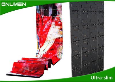 China Flexible Video Wall Screens Outdoor Advertising LED Display Full Color CE ROHS Certificated for sale