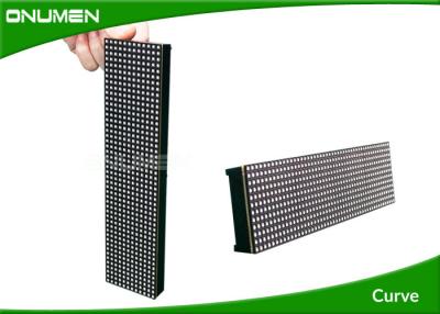 China High Brightness Curved LED Display Screen Rental Small Modules With Beveled Edge for sale