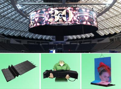 China Patented foldable 6mm 12mm LED displays for concerts and events for sale