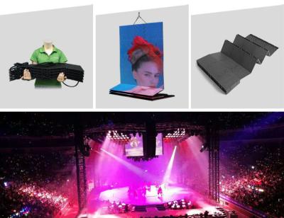 China 3.9mm 6mm 10mm 12mm patented flexible rental LED display for events for sale