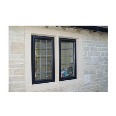 China Swing Type 108 Thermal Break Powder Coated Aluminum Screen Casement Windows for sale