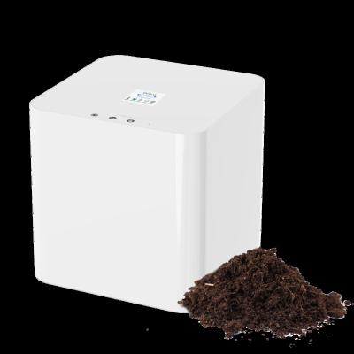 China Air Switch Control Continuous Food Waste Disposal Rotating Food Waste Composter, Electric Compost Bin, Food Cycler Composter, White for sale