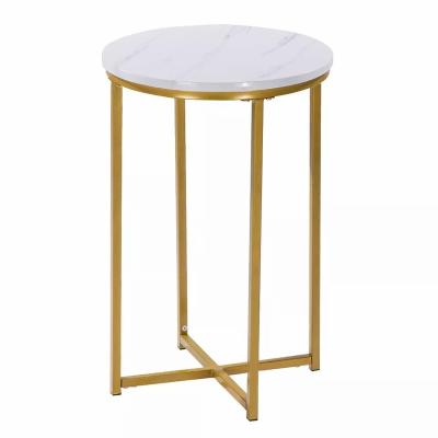 China Foldable Mayco Modern Golden Frame Marble Table Gold Metal Style Living Packing Room Furniture Adjustable Color Feature Material Origin for sale